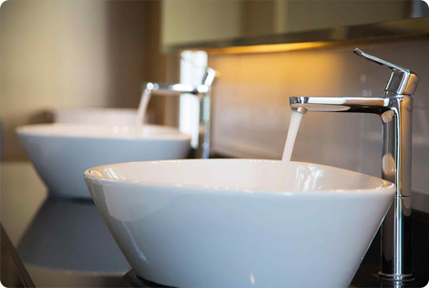 Dual Vessel Sinks & High-Arc Faucets - American Commercial Plumbing LLC